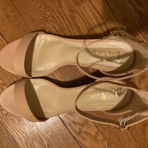 Lulus Harper Almond  Ankle Strap Heels